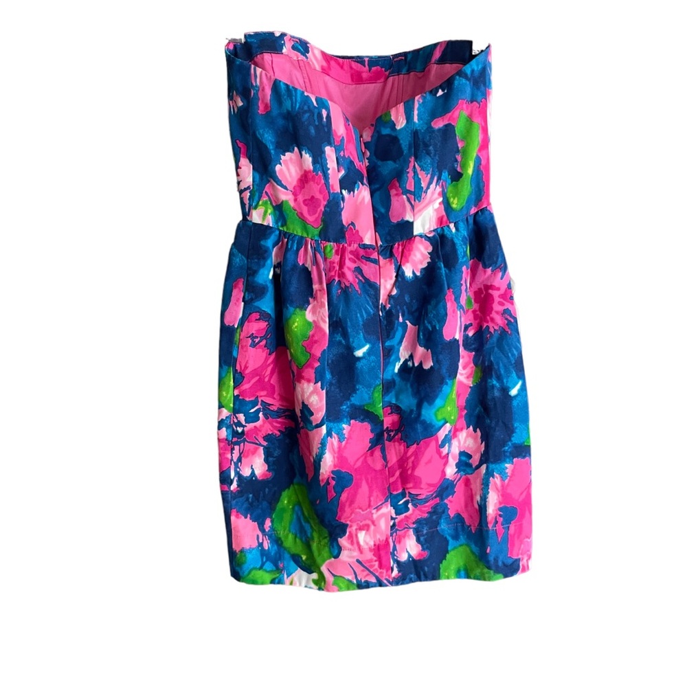Shoshanna‎ Floral Strapless Dress Size 0 - Picture 5 of 10